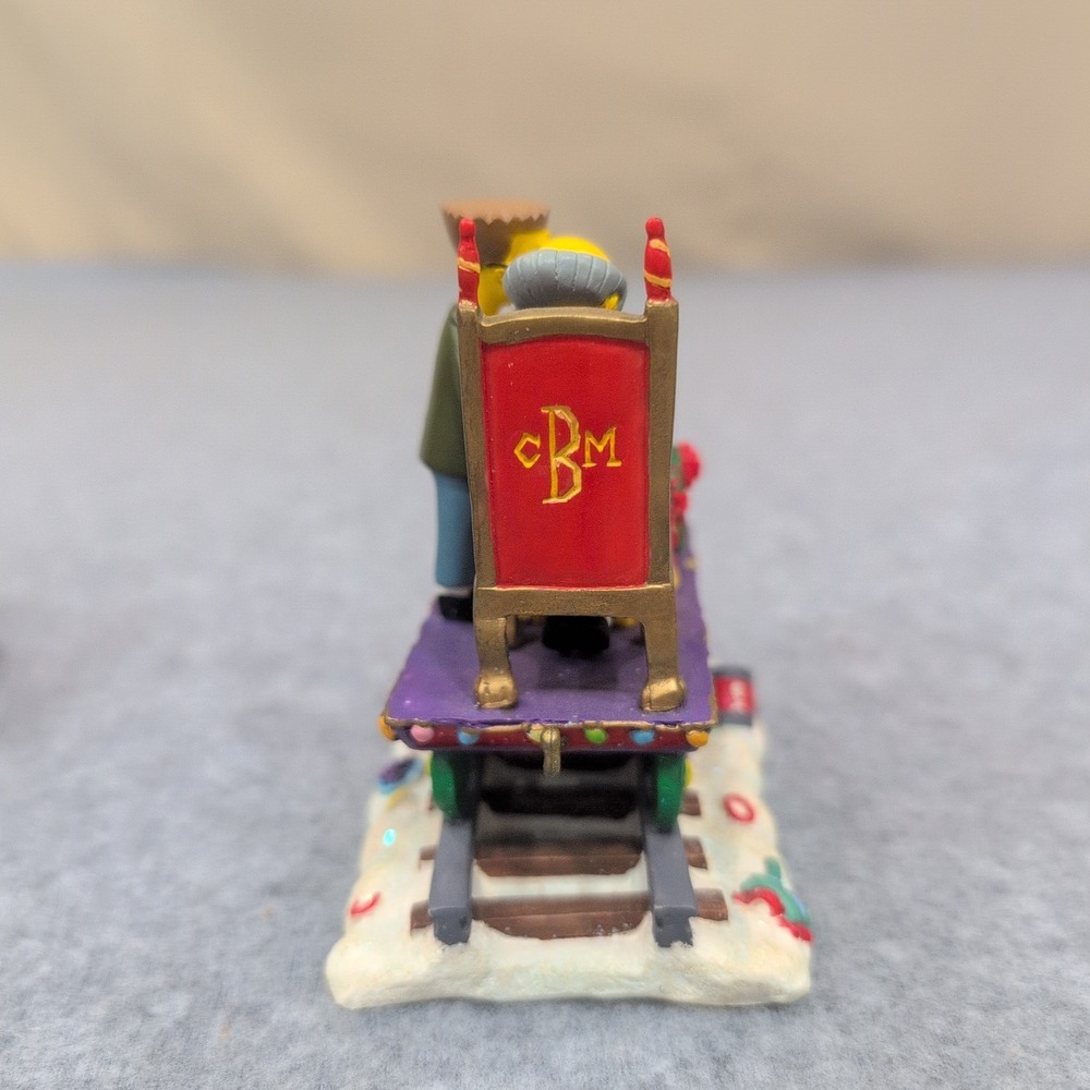 2003 The Simpsons Christmas Express A Feast for One Mr Burns Smithers‎ Figurine - Picture 5 of 6